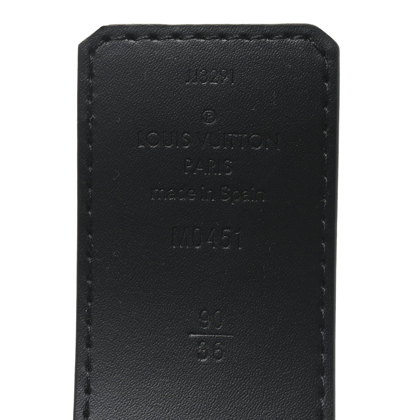 Calfskin Monogram Eclipse 40mm Shake LV Initiales Reversible 90 36 Belt