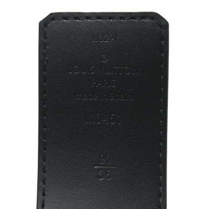 Louis Vuitton Calfskin Monogram Eclipse 40mm Shake LV Initiales Reversible 90 36 Belt 3 of 4