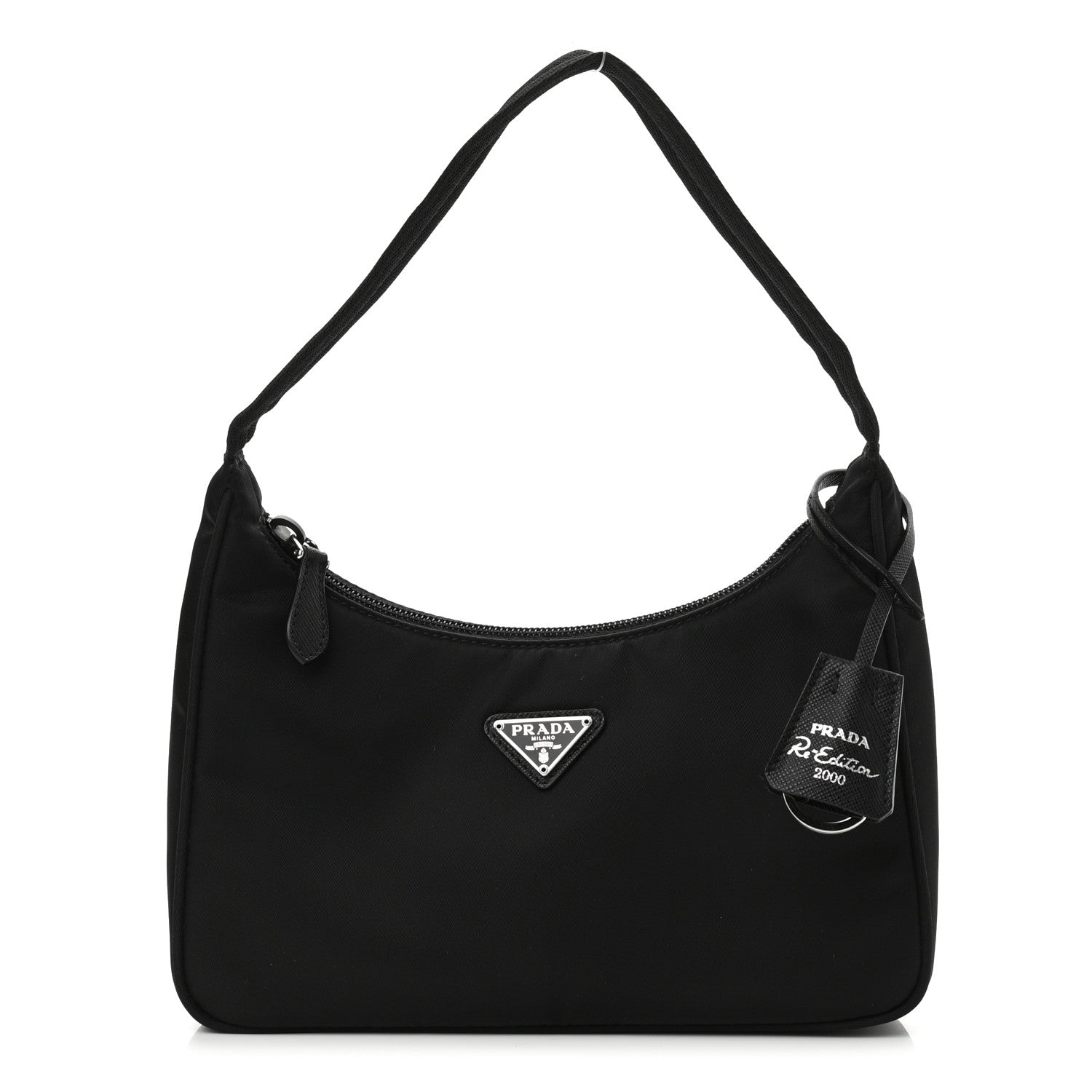 Prada Tessuto Nylon Mini Re-Edition 2000 Bag Black 1 of 12