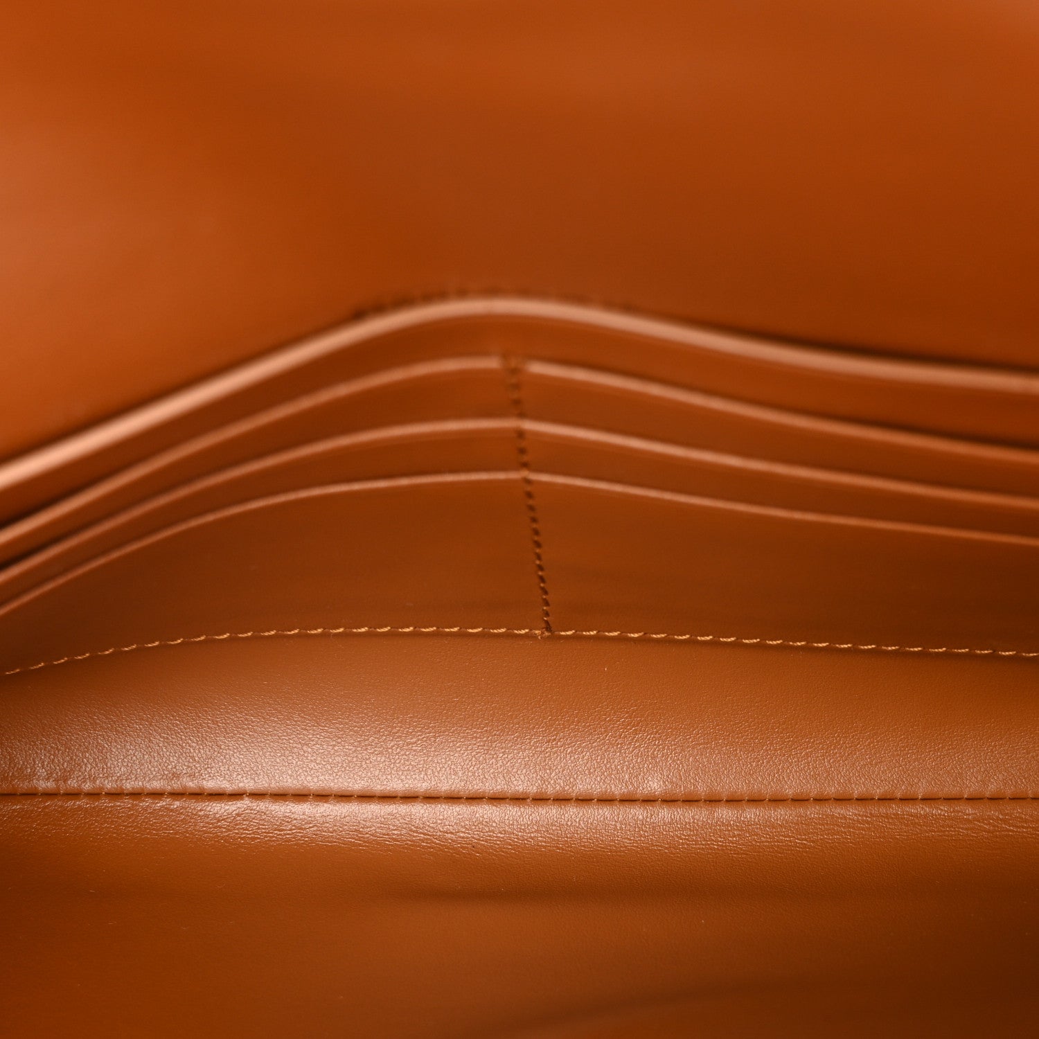 Bottega Veneta Nappa Intrecciato Long Andiamo Top Handle Clutch Cognac 5 of 8