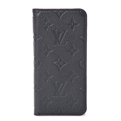 Louis Vuitton Empreinte iPhone XS Max Folio Case Black 1 of 7