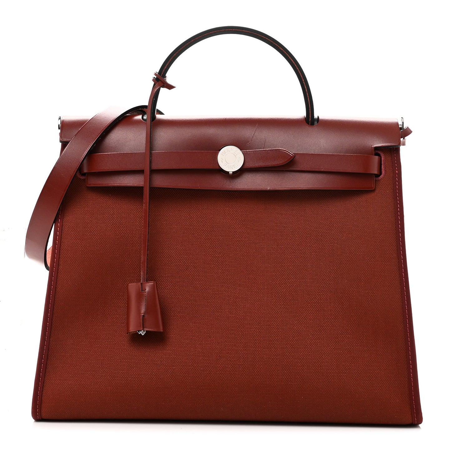 Vache Hunter Toile Herbag Zip 31 PM Rouge H