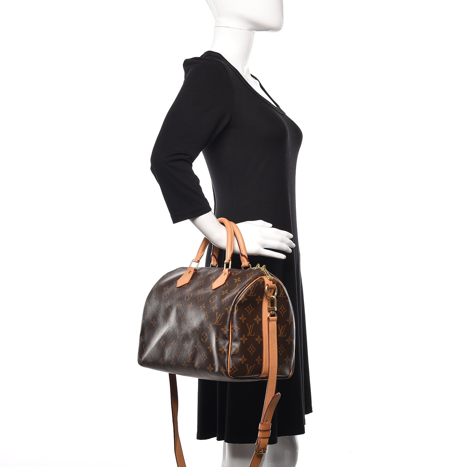 Louis Vuitton Monogram Speedy Bandouliere 30 2 of 12