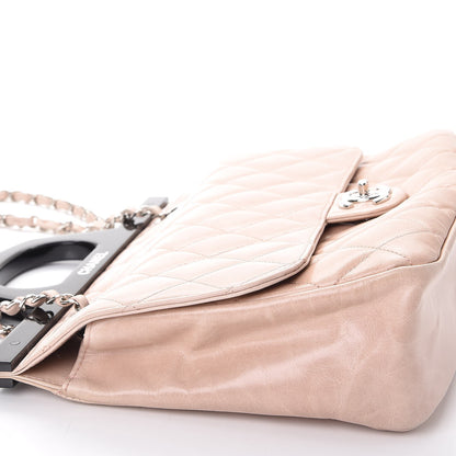 Chanel Glazed Calfskin Quilted Small CC Delivery Tote Light Pink 12 of 14