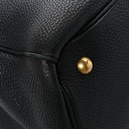 Prada Vitello Daino Tote Black 9 of 10