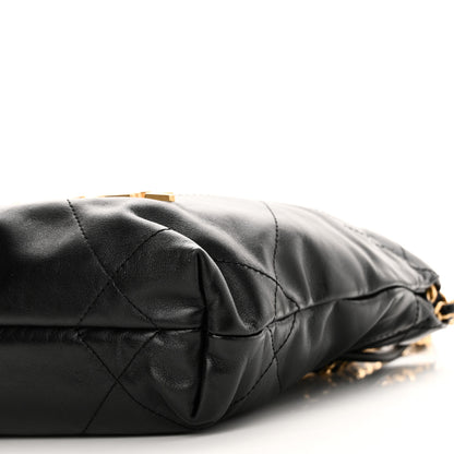 Chanel Shiny Calfskin Quilted Mini Chanel 22 Black 10 of 10