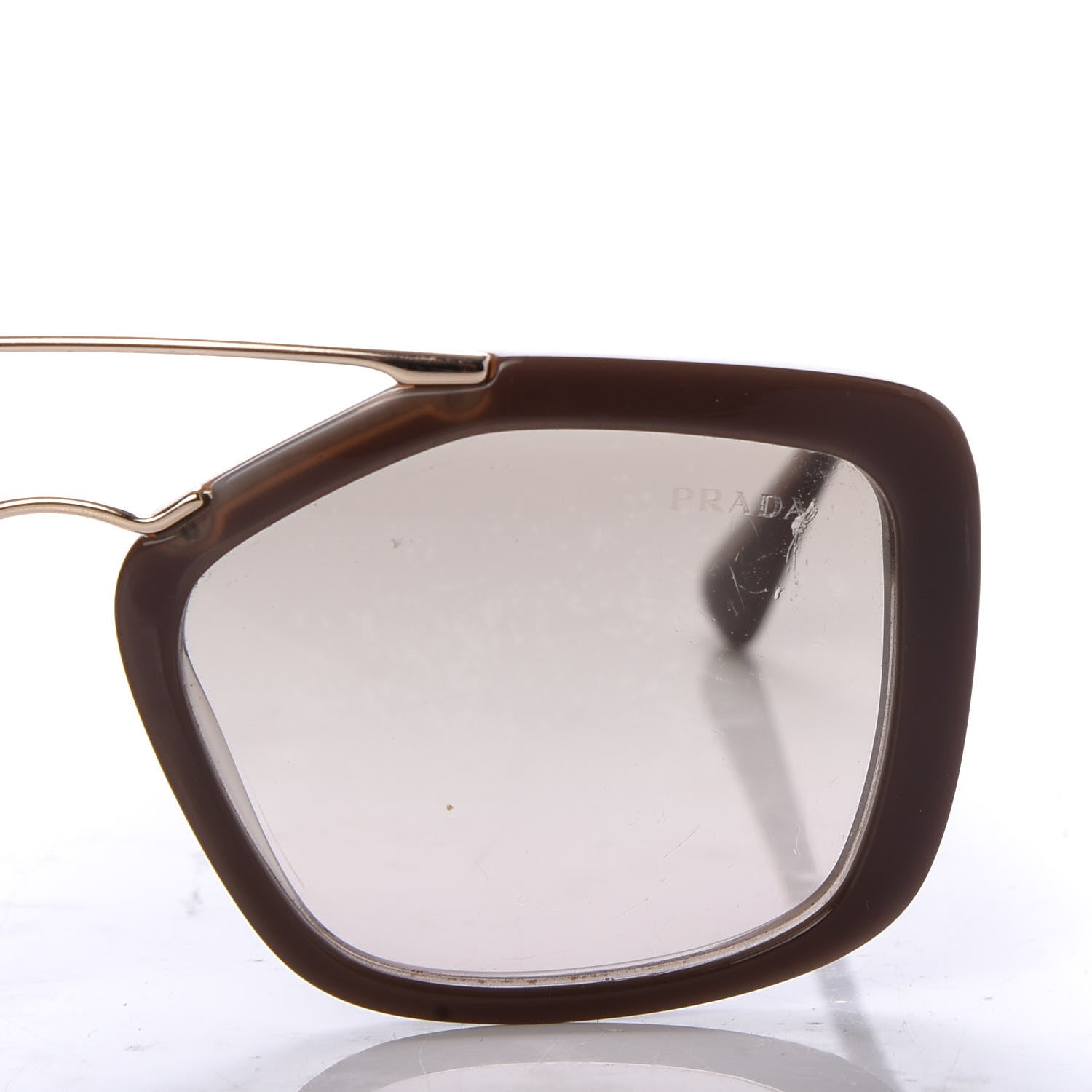 Prada Acetate SPR 248 Sunglasses Brown 7 of 8