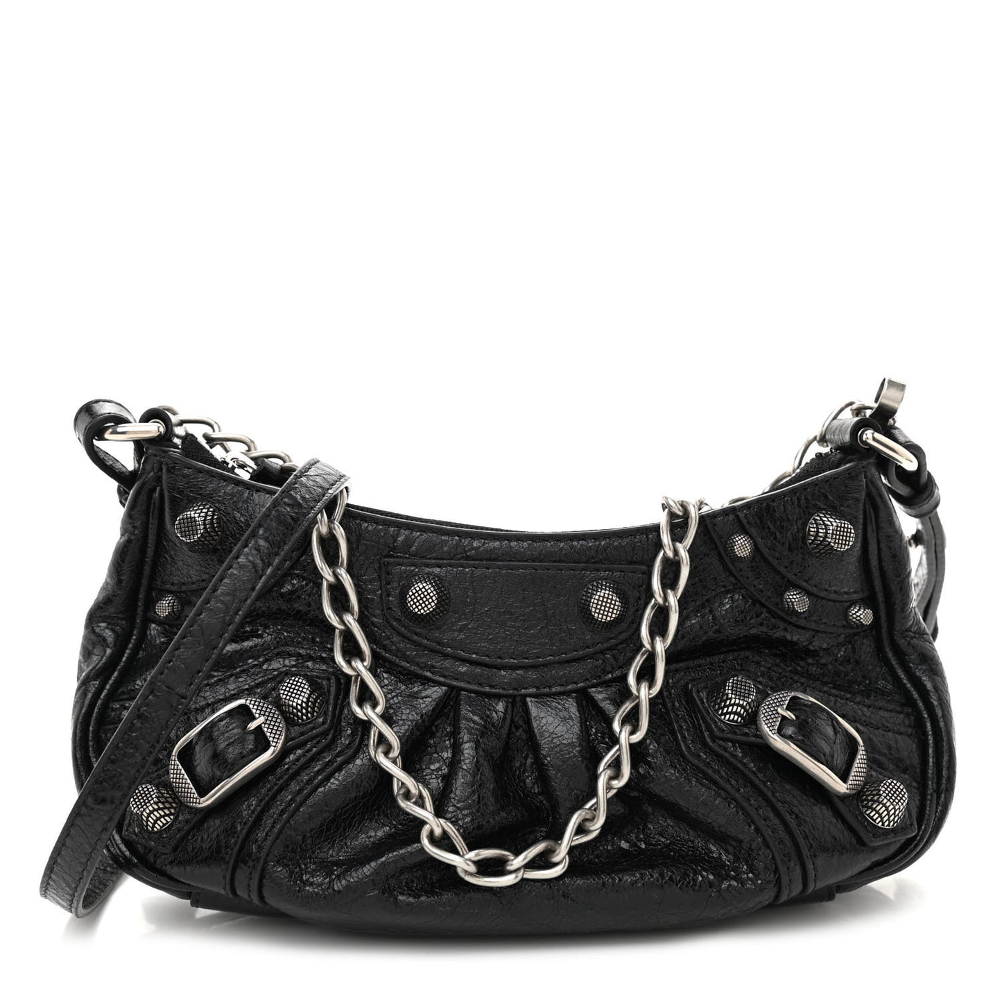 Agneau Arena Le Cagole Mini Purse With Chain Black