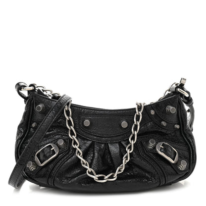 Balenciaga Agneau Arena Le Cagole Mini Purse With Chain Black 1 of 10