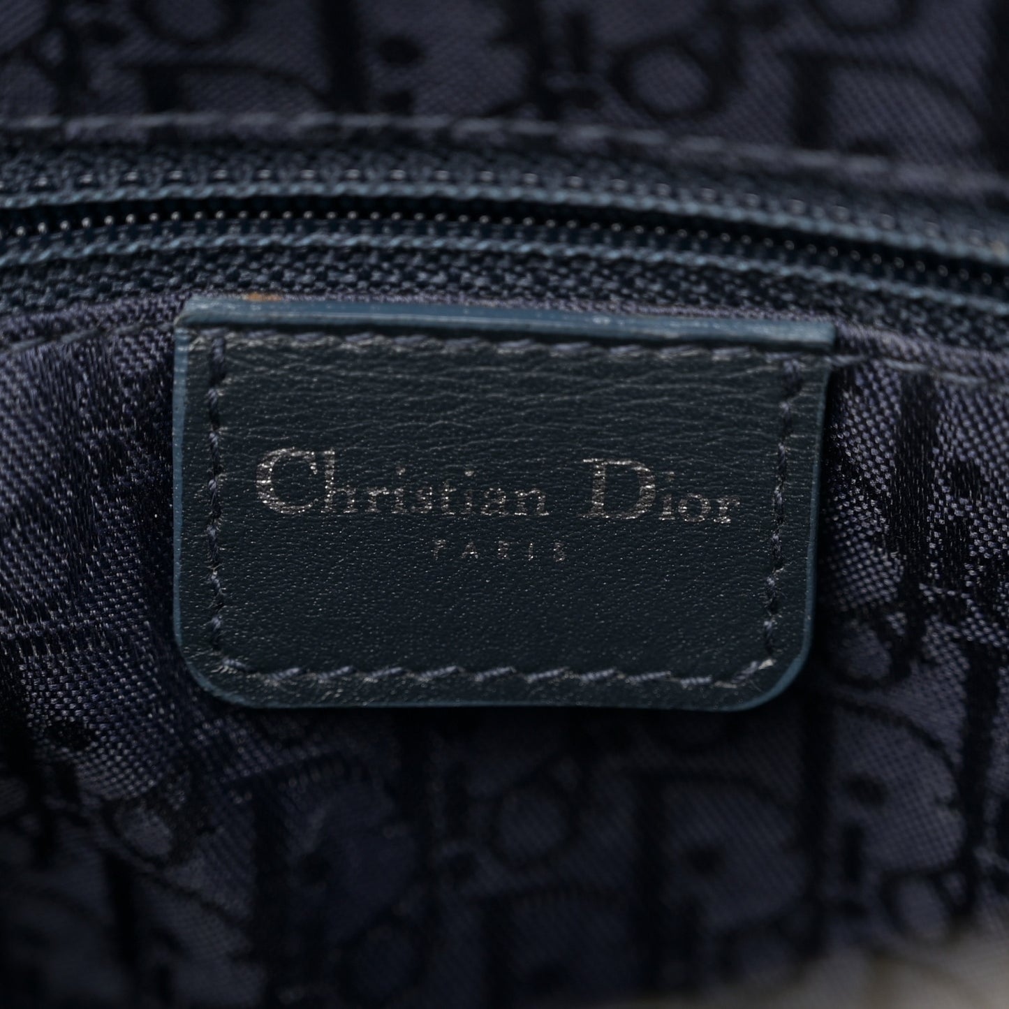 Denim Cannage Large Lady Dior Light Blue