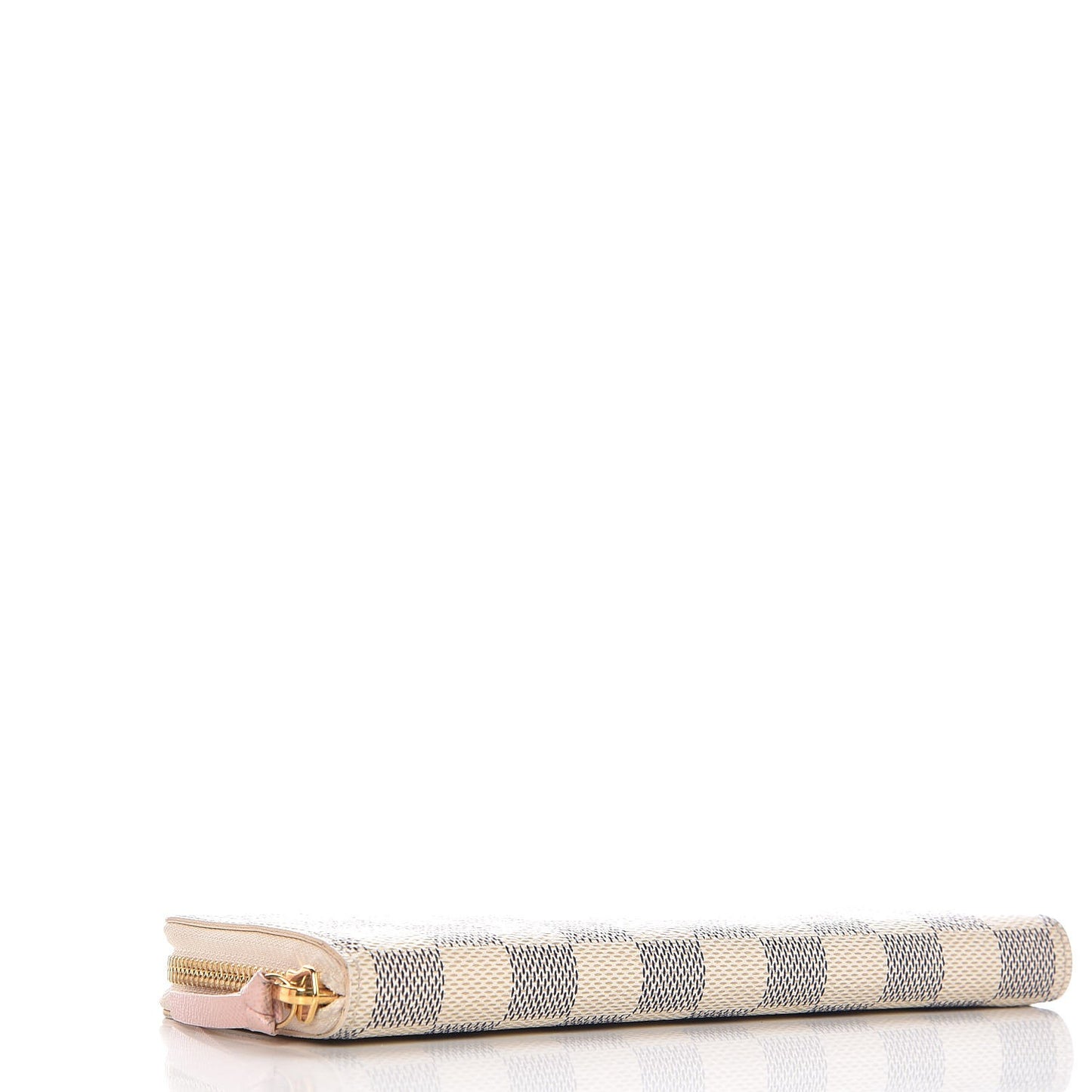 Damier Azur Clemence Wallet Rose Ballerine