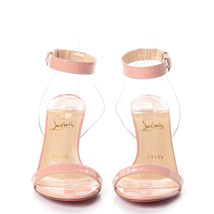 Christian Louboutin Patent PVC Jonatina 85 Sandals 36.5 Pink Transparent 2 of 11