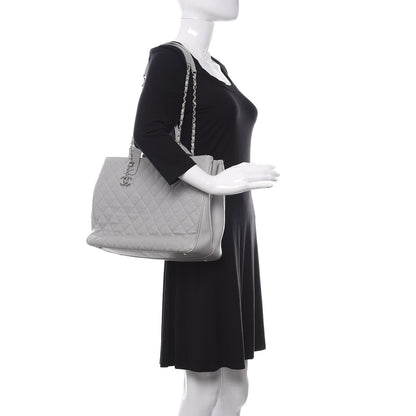 Chanel Caviar Quilted Large Urban Companion Top Handle Shopping Tote Grey 2 of 12