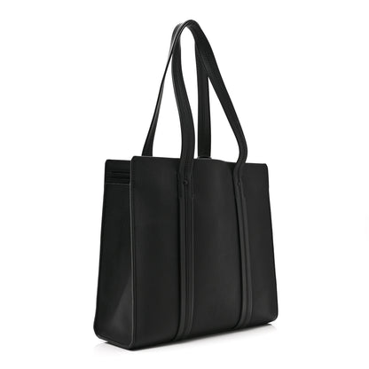 Louis Vuitton Grained Calfskin LV Aerogram Tote Black 3 of 9