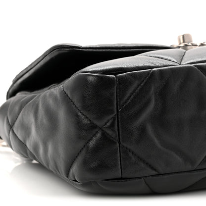 Chanel Lambskin Quilted Medium Chanel 19 Flap Black 9 of 10