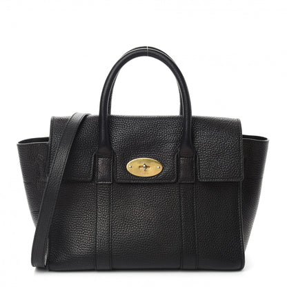 Mulberry Classic Grain Small New Bayswater Black 1 of 12