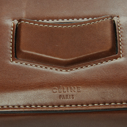 Celine Natural Calfskin Medium Trotteur Chestnut 6 of 9