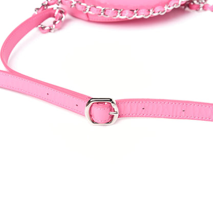 Chanel Patent Round As Earth Evening Bag Pink 14 of 17