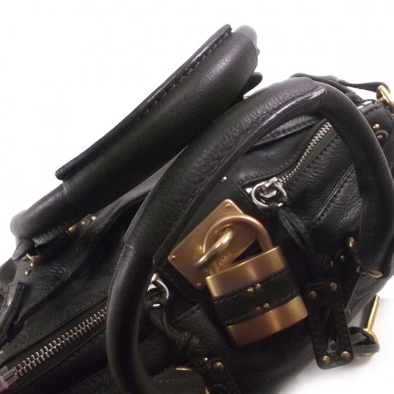 Leather Paddington Khaki