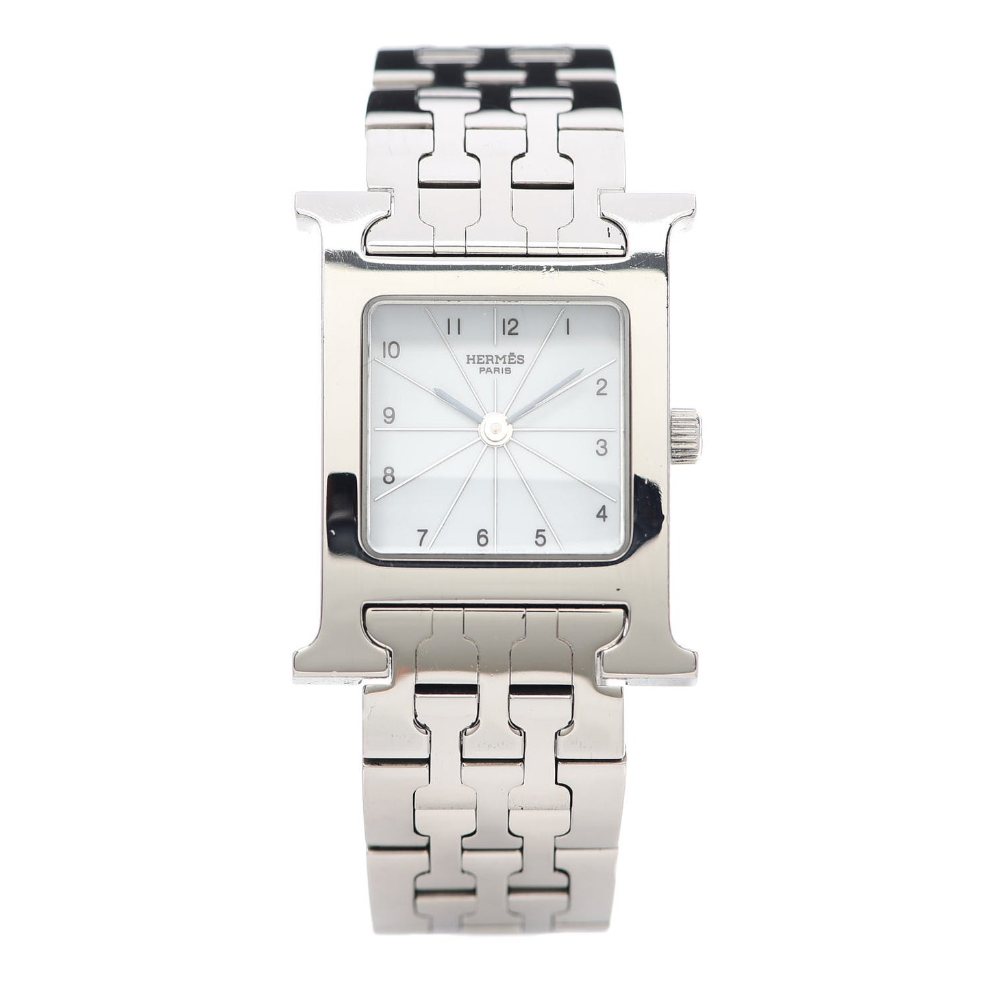 Stainless Steel 21mm Heure H Hour Watch Light Blue