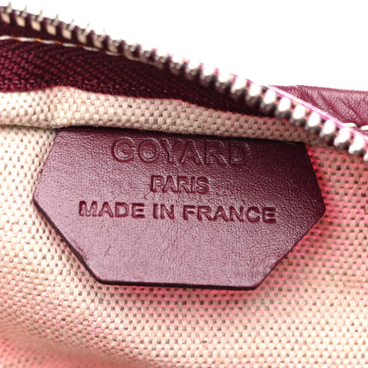 Goyard Goyardine Fidji Zip Hobo Burgundy 6 of 14
