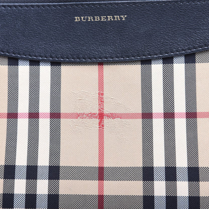 Burberry Horseferry Check Peyton Crossbody Clutch Bag Black 10 of 10