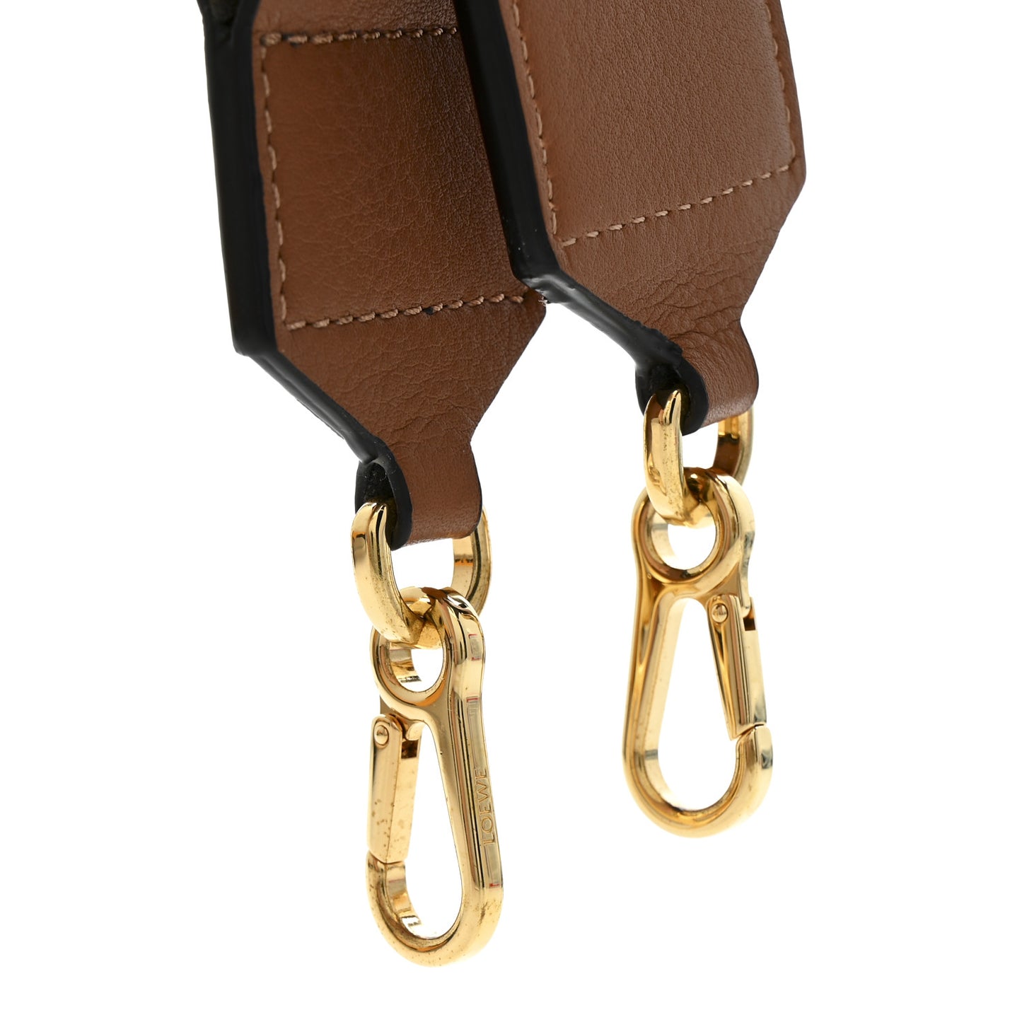 Calfskin Jacquard Anagram Strap Oak