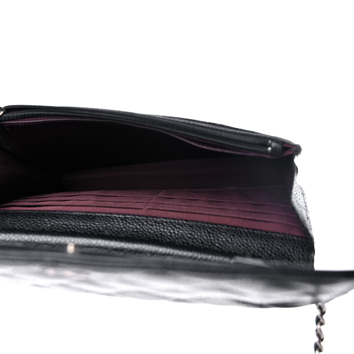 Chanel Caviar Quilted Wallet On Chain WOC Black 5 of 15