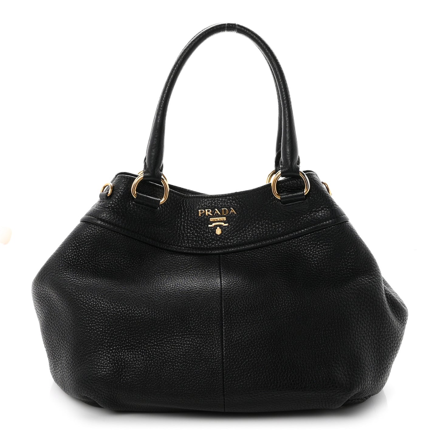 Vitello Daino Tote Black