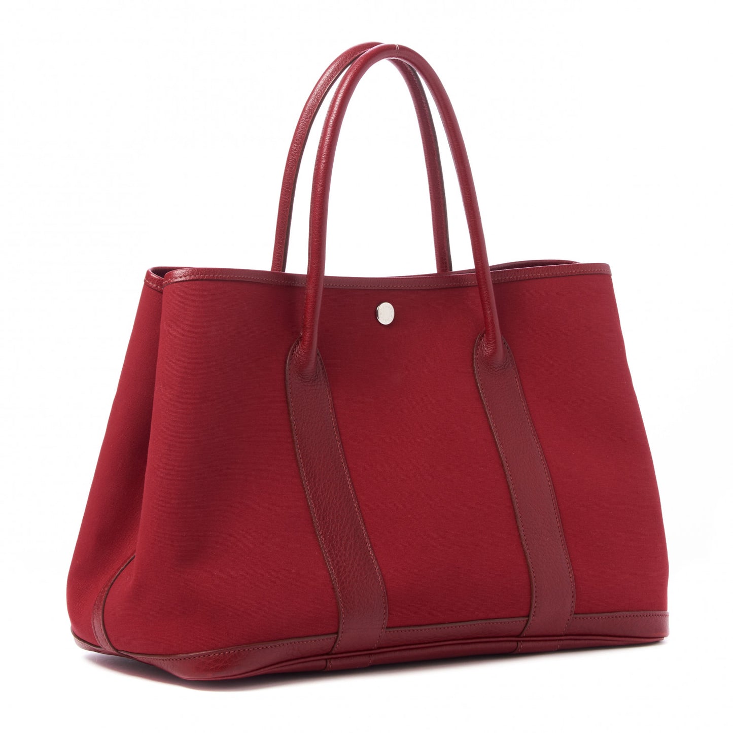 Buffle Sindhu Toile Garden Party 36 MM Tote Rouge Imperial