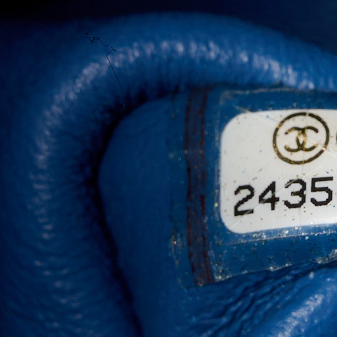Chanel Velvet Quilted 2.55 Reissue 225 Flap Blue 7 of 11