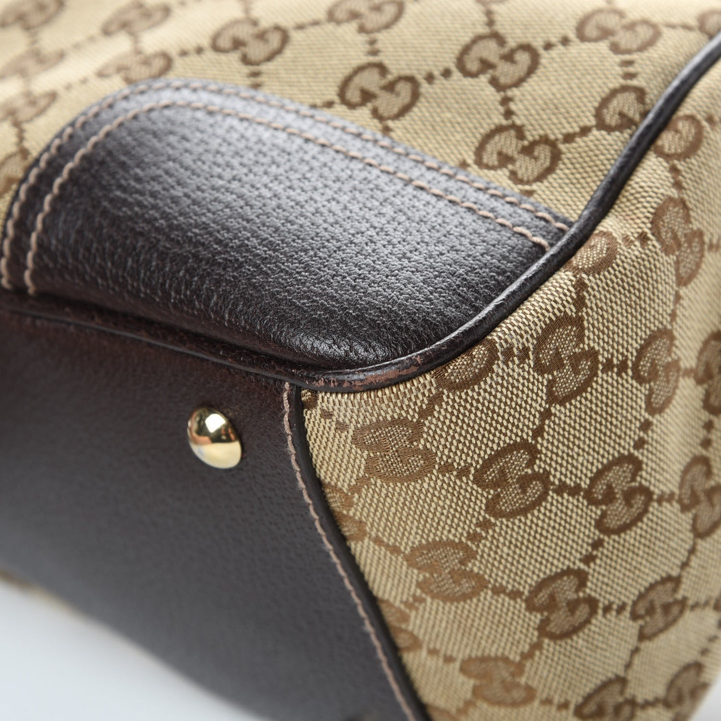 Monogram Medium Princy Tote Dark Brown