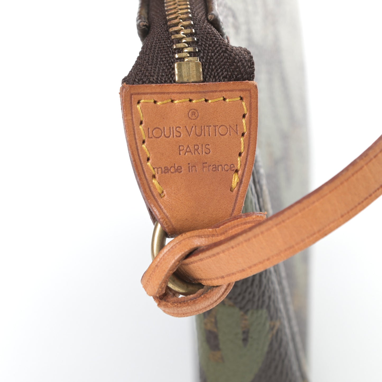 Monogram Graffiti Pochette Accessories Kaki