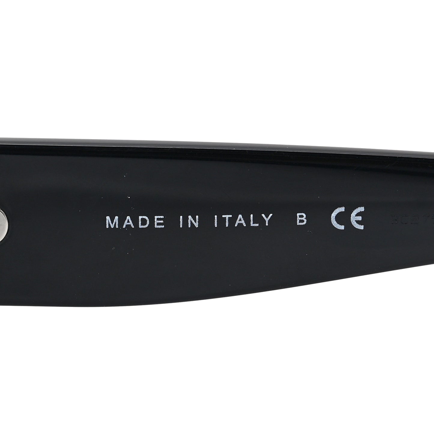 Acetate Rectangle CC Sunglasses 5468-B Black