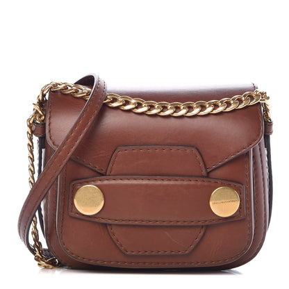 Stella McCartney Eco Alter Nappa Popper Shoulder Bag Cognac 1 of 10