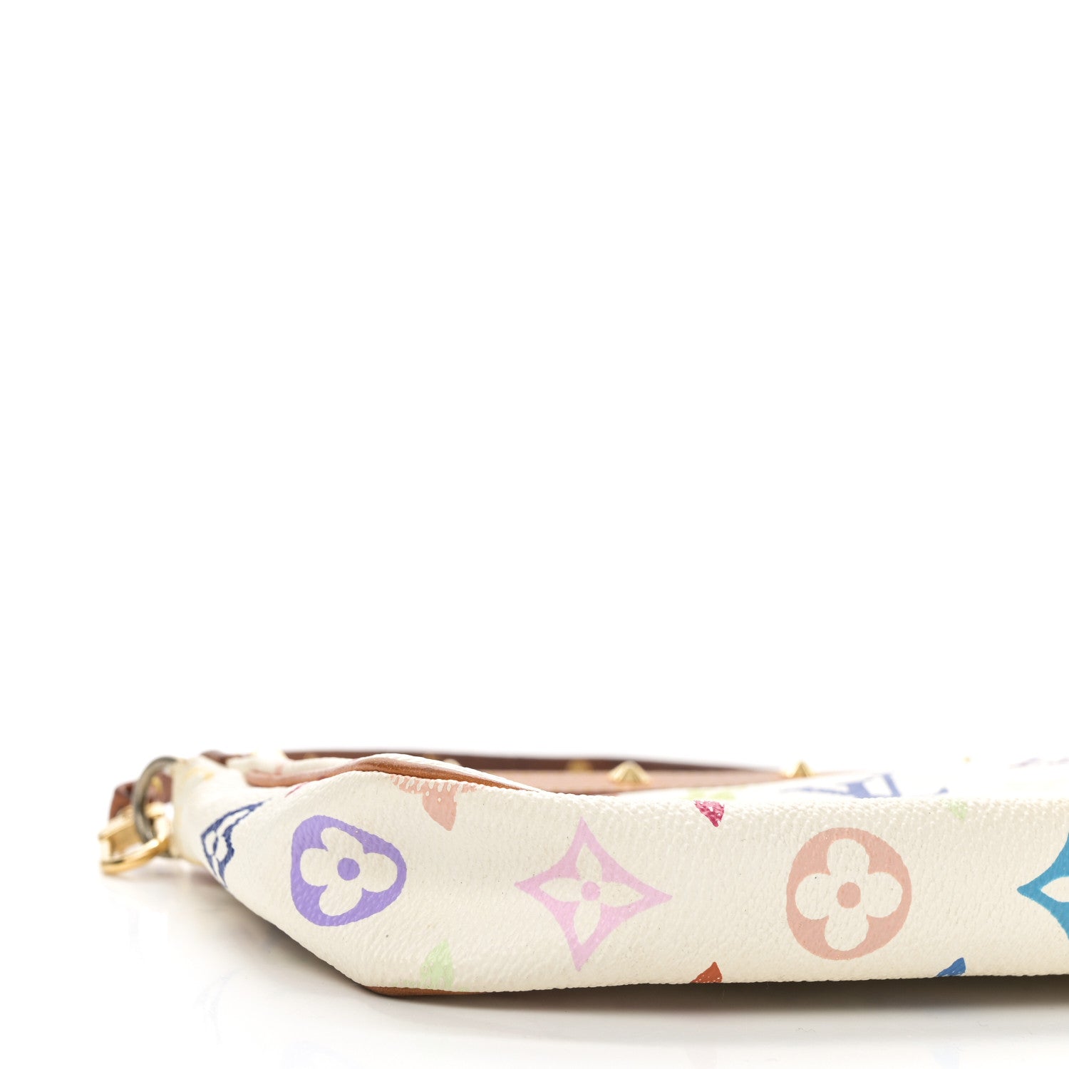 Louis Vuitton Monogram Multicolor Pochette Accessories White 8 of 9