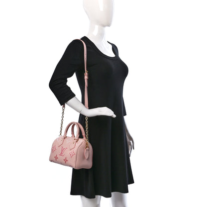 Louis Vuitton Empreinte Monogram Giant Speedy Bandouliere 20 Degrade Rose Pink 2 of 8