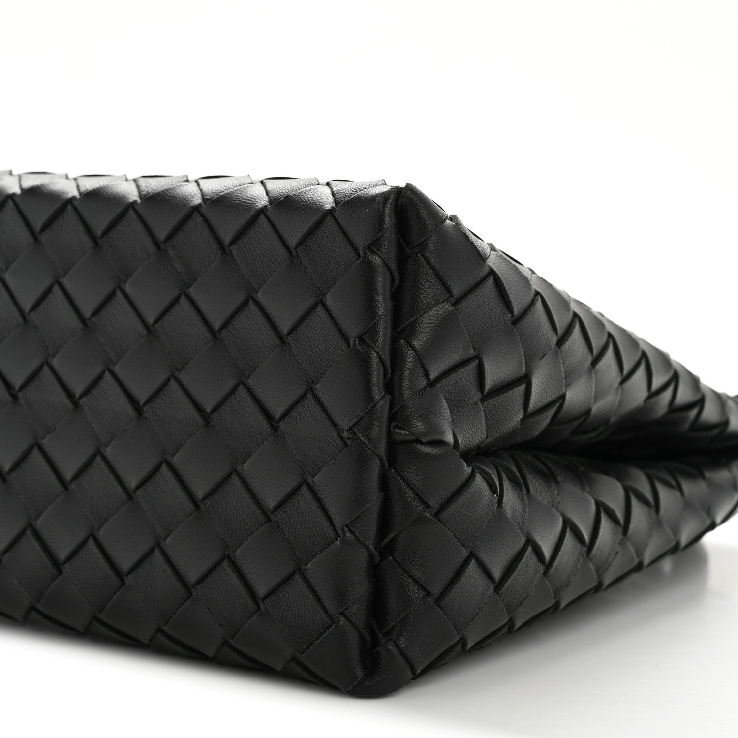 Bottega Veneta Nappa Intrecciato Medium Andiamo Shoulder Bag Black Black 9 of 10