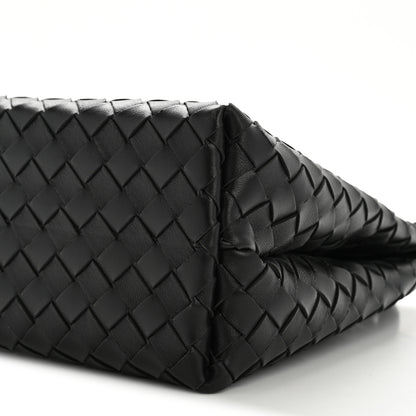 Bottega Veneta Nappa Intrecciato Medium Andiamo Shoulder Bag Black Black 9 of 10