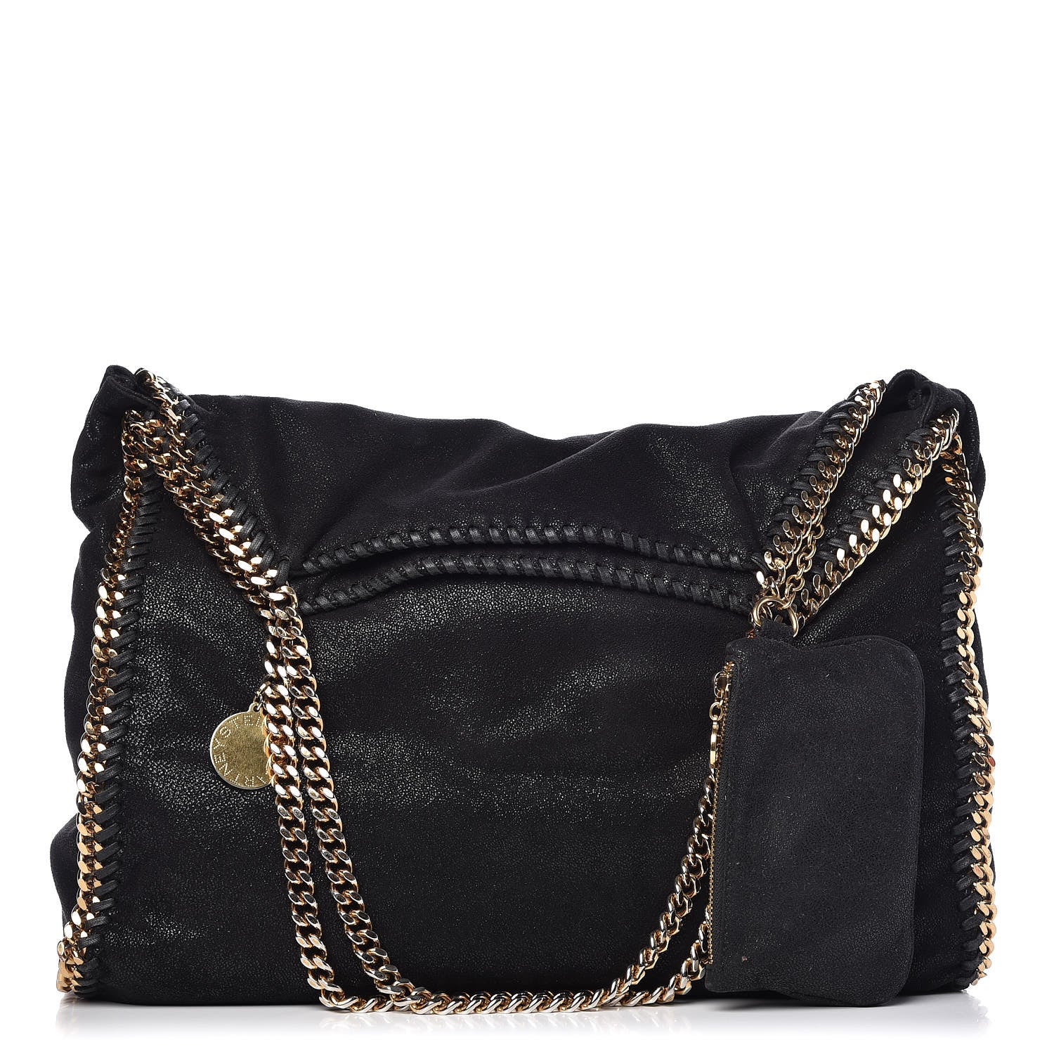 Stella McCartney Shaggy Deer Big Falabella Tote Black 1 of 12
