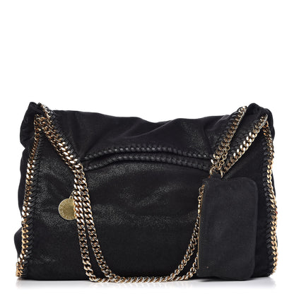 Stella McCartney Shaggy Deer Big Falabella Tote Black 1 of 12