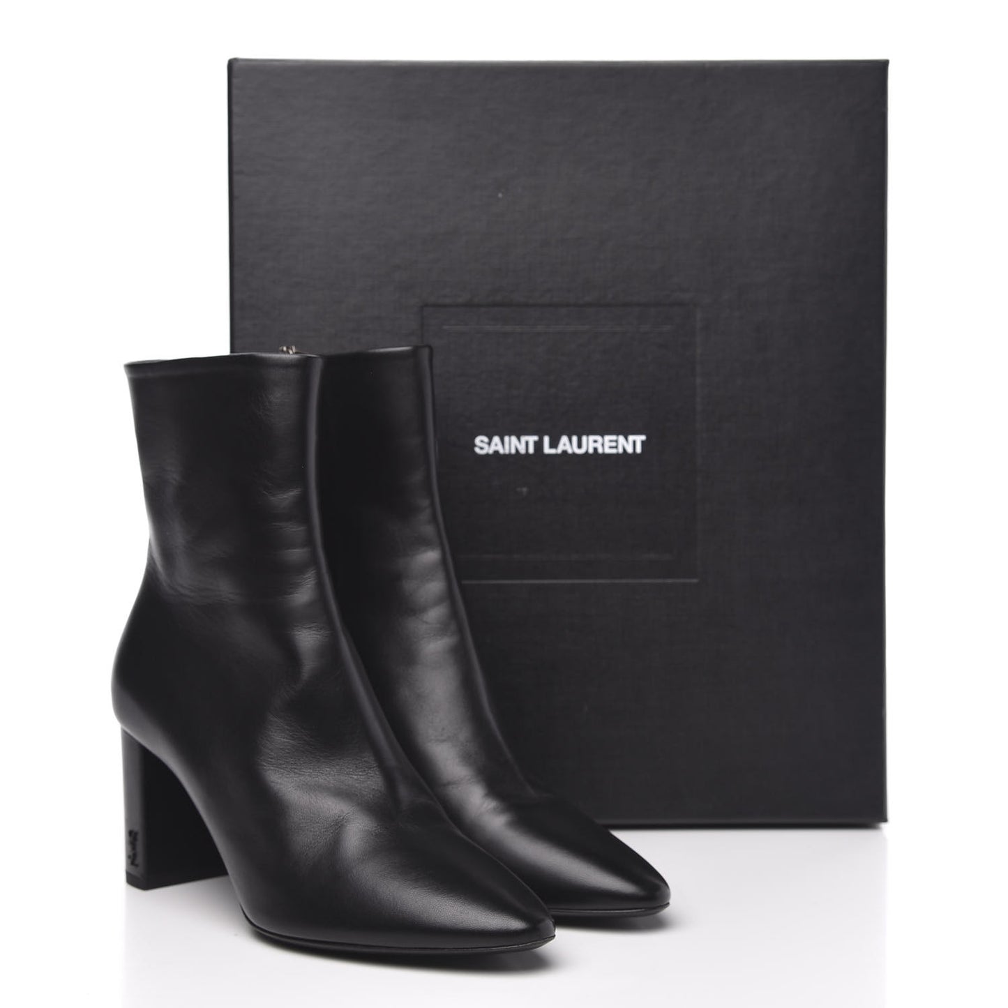 Nappa Vendome Loulou Ankle Zip Boot 39.5 Black