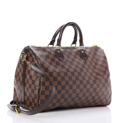 Louis Vuitton Damier Ebene Speedy Bandouliere 35 3 of 10