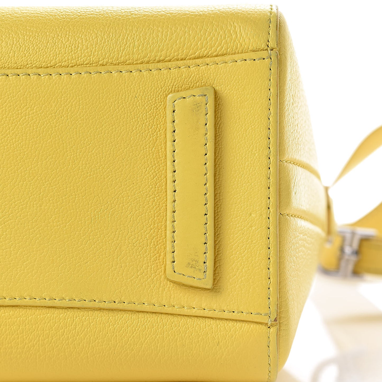 Sugar Goatskin Mini Antigona Yellow