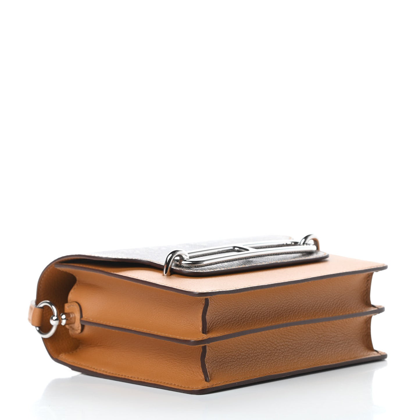 Evercolor Lizard Mini Sac Roulis Caramel Ombre