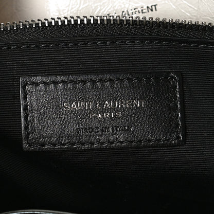 Saint Laurent Crinkled Calfskin Matelasse Monogram Medium Niki Chain Satchel Crema Soft 7 of 12