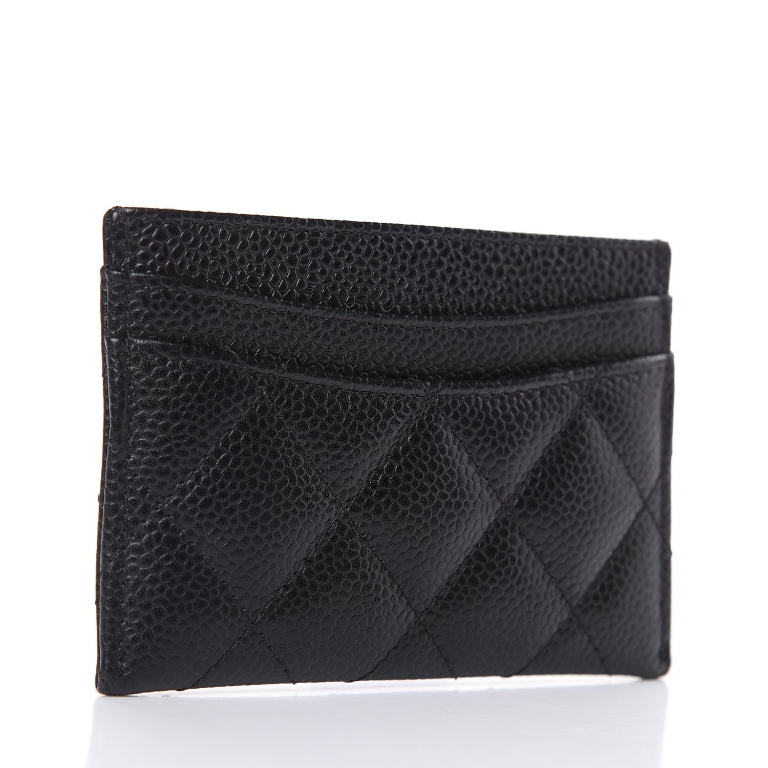 Chanel Caviar Quilted Card Holder Black 3 of 9