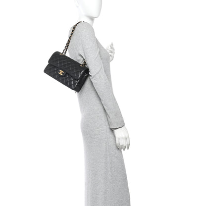 Chanel Caviar Quilted Small Double Flap Black 2 of 14