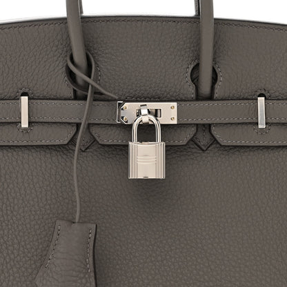 Hermes Togo Birkin 25 Gris Meyer 8 of 11