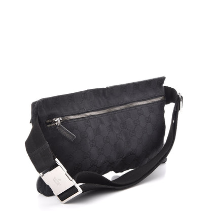 Gucci GG Monogram Double Pocket Belt Bag Black 3 of 7